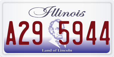 IL license plate A295944