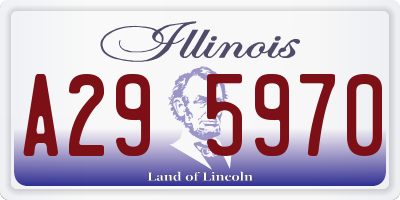 IL license plate A295970