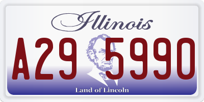 IL license plate A295990