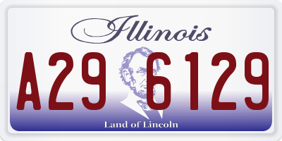 IL license plate A296129