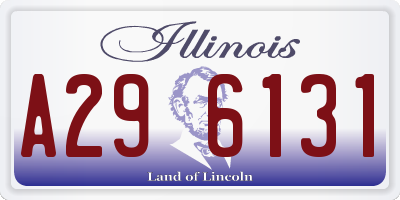 IL license plate A296131