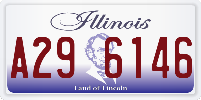 IL license plate A296146