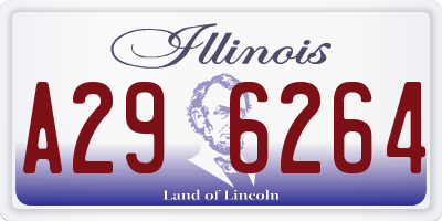 IL license plate A296264