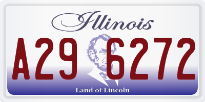 IL license plate A296272
