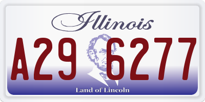 IL license plate A296277