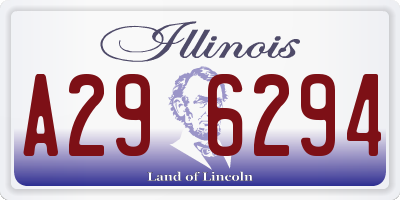 IL license plate A296294