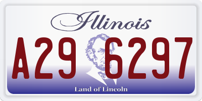 IL license plate A296297