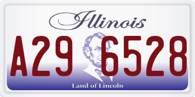 IL license plate A296528