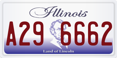 IL license plate A296662