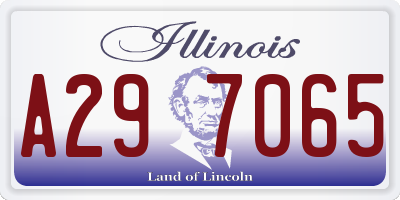 IL license plate A297065
