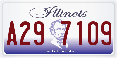 IL license plate A297109