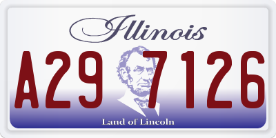 IL license plate A297126