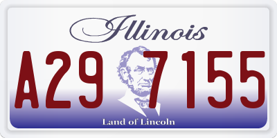 IL license plate A297155