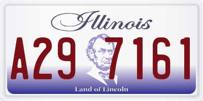 IL license plate A297161