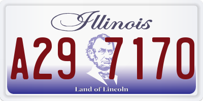 IL license plate A297170