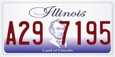IL license plate A297195