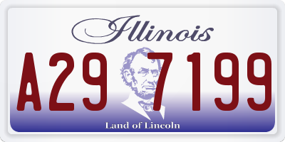 IL license plate A297199