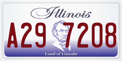 IL license plate A297208