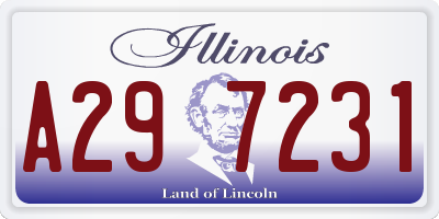 IL license plate A297231
