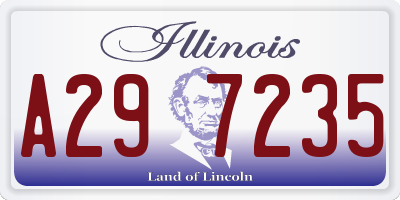IL license plate A297235