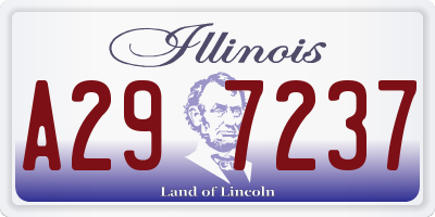 IL license plate A297237
