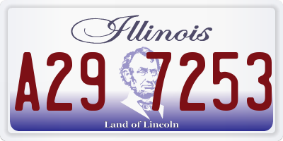 IL license plate A297253