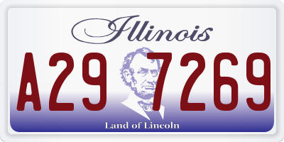 IL license plate A297269