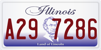 IL license plate A297286