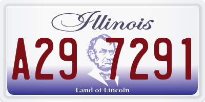 IL license plate A297291