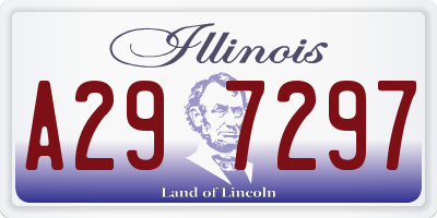 IL license plate A297297