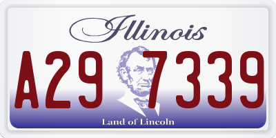 IL license plate A297339