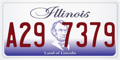 IL license plate A297379