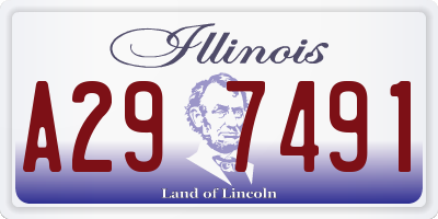 IL license plate A297491