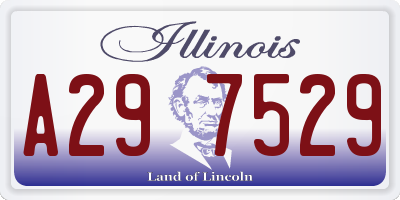 IL license plate A297529