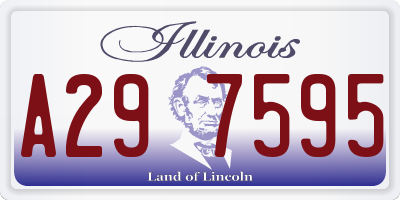 IL license plate A297595