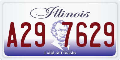 IL license plate A297629