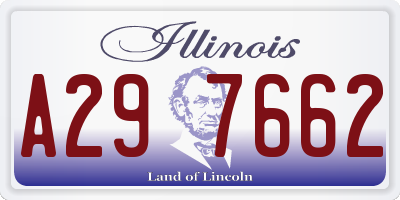 IL license plate A297662