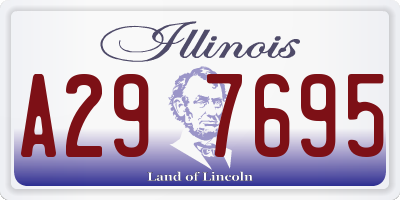 IL license plate A297695
