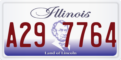 IL license plate A297764