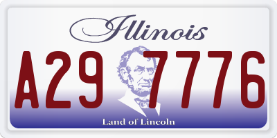 IL license plate A297776
