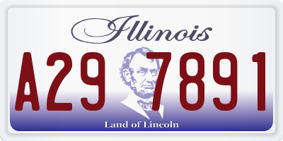 IL license plate A297891