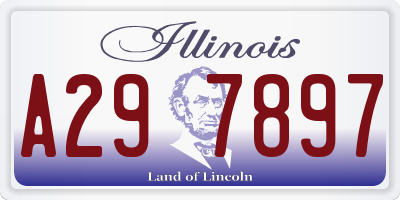 IL license plate A297897