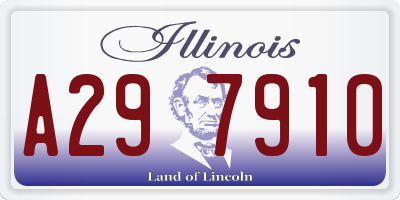 IL license plate A297910