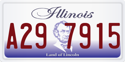 IL license plate A297915