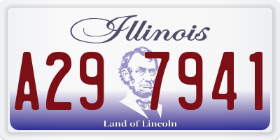 IL license plate A297941