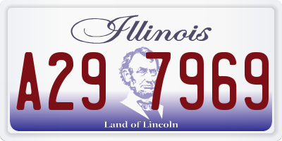IL license plate A297969