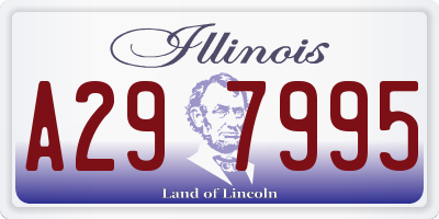 IL license plate A297995