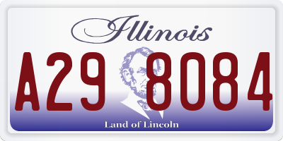 IL license plate A298084