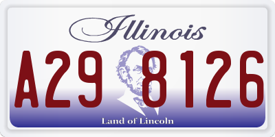 IL license plate A298126
