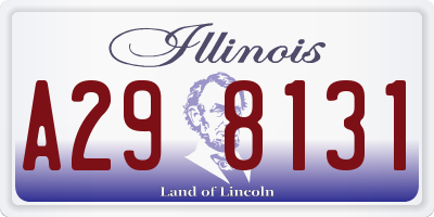 IL license plate A298131